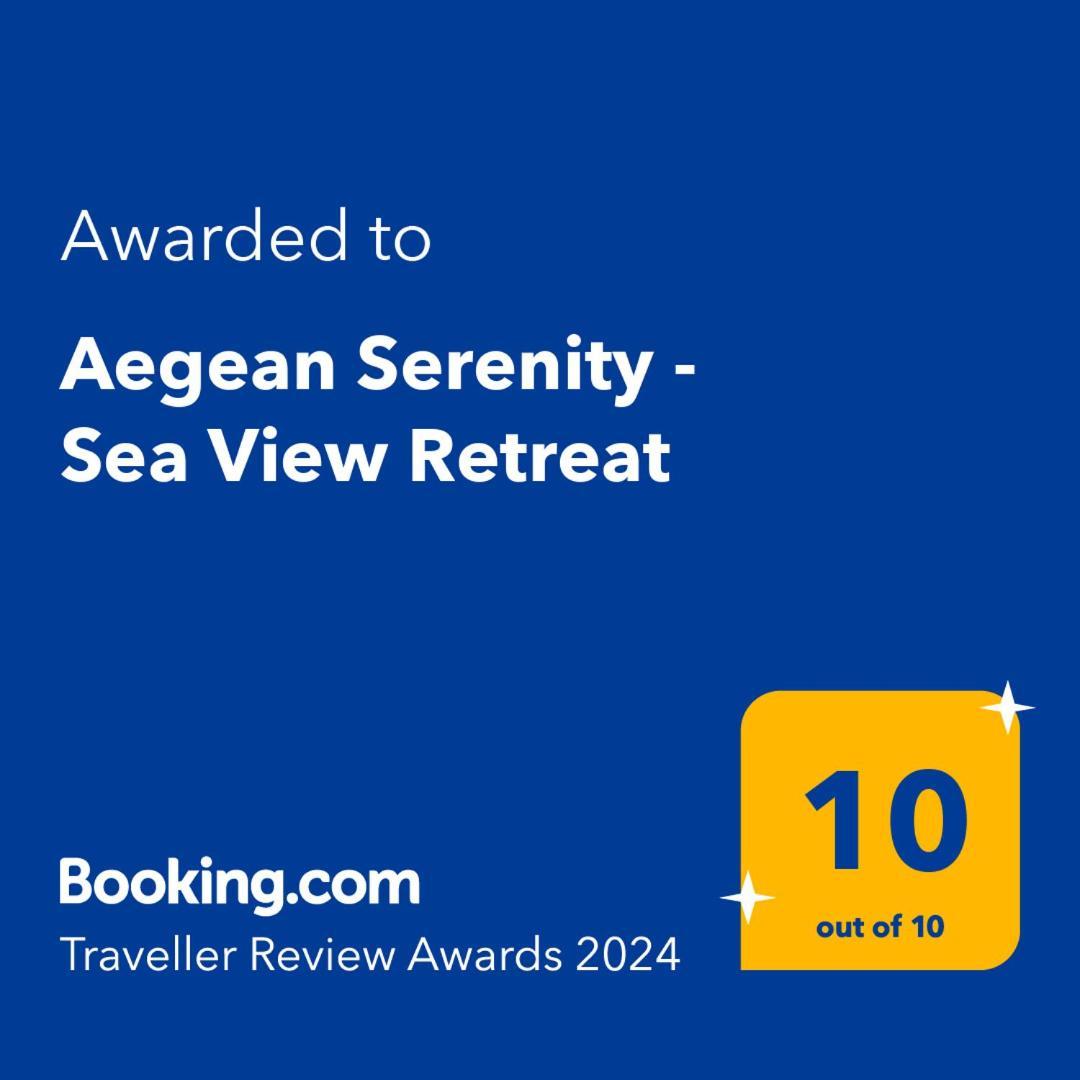 Aegean Serenity - Sea View Retreat Archangelos  Extérieur photo