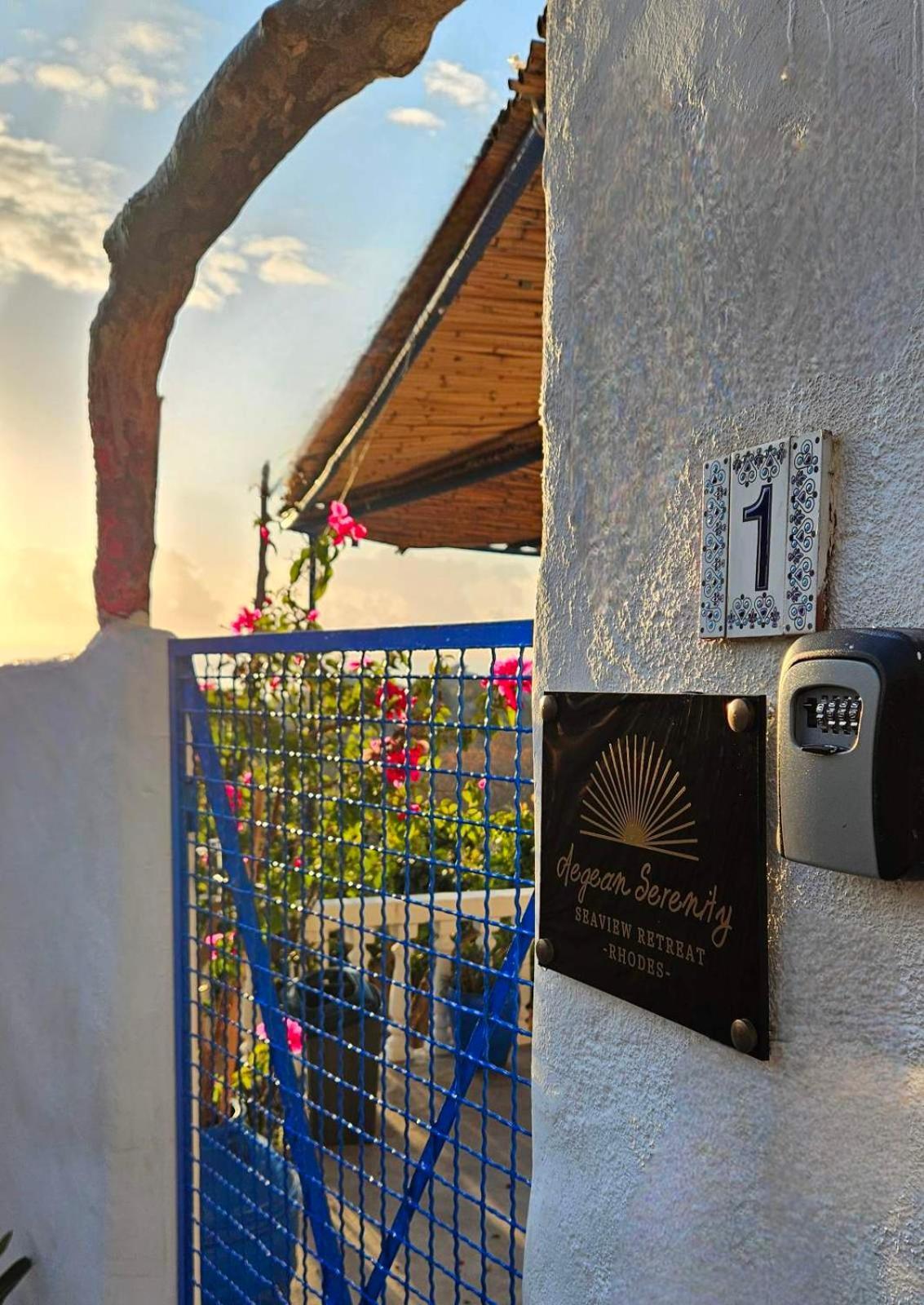 Aegean Serenity - Sea View Retreat Archangelos  Extérieur photo